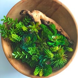 Custom Accent greenery home decor